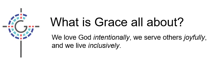 Grace logo with mission statement